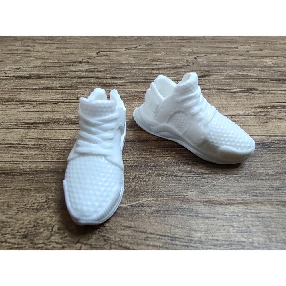 BARBIE SHOES SNEAKERS FLAT FEET CAMPAIGN TEAM CAREER OF YEAR WHITE DOLL SHOES